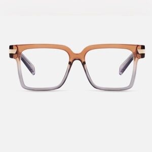 Quay Tan To Clear Frame Prescription Lens